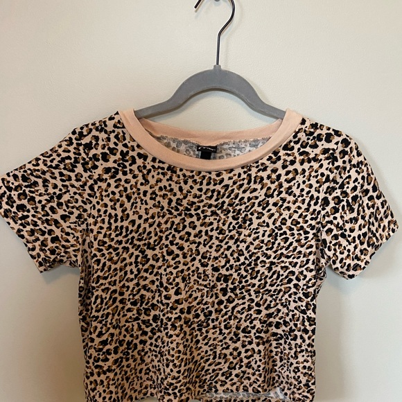 Cheetah Crop Top (XS) - Picture 2 of 3